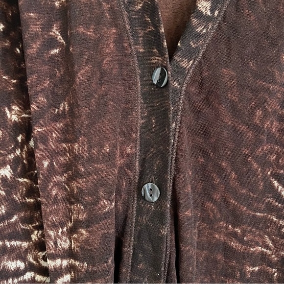 JEAN PAUL GAULTIER x FUZZI Mesh Animal Print Button Down Long Sleeve Midi Dress - Picture 5 of 10